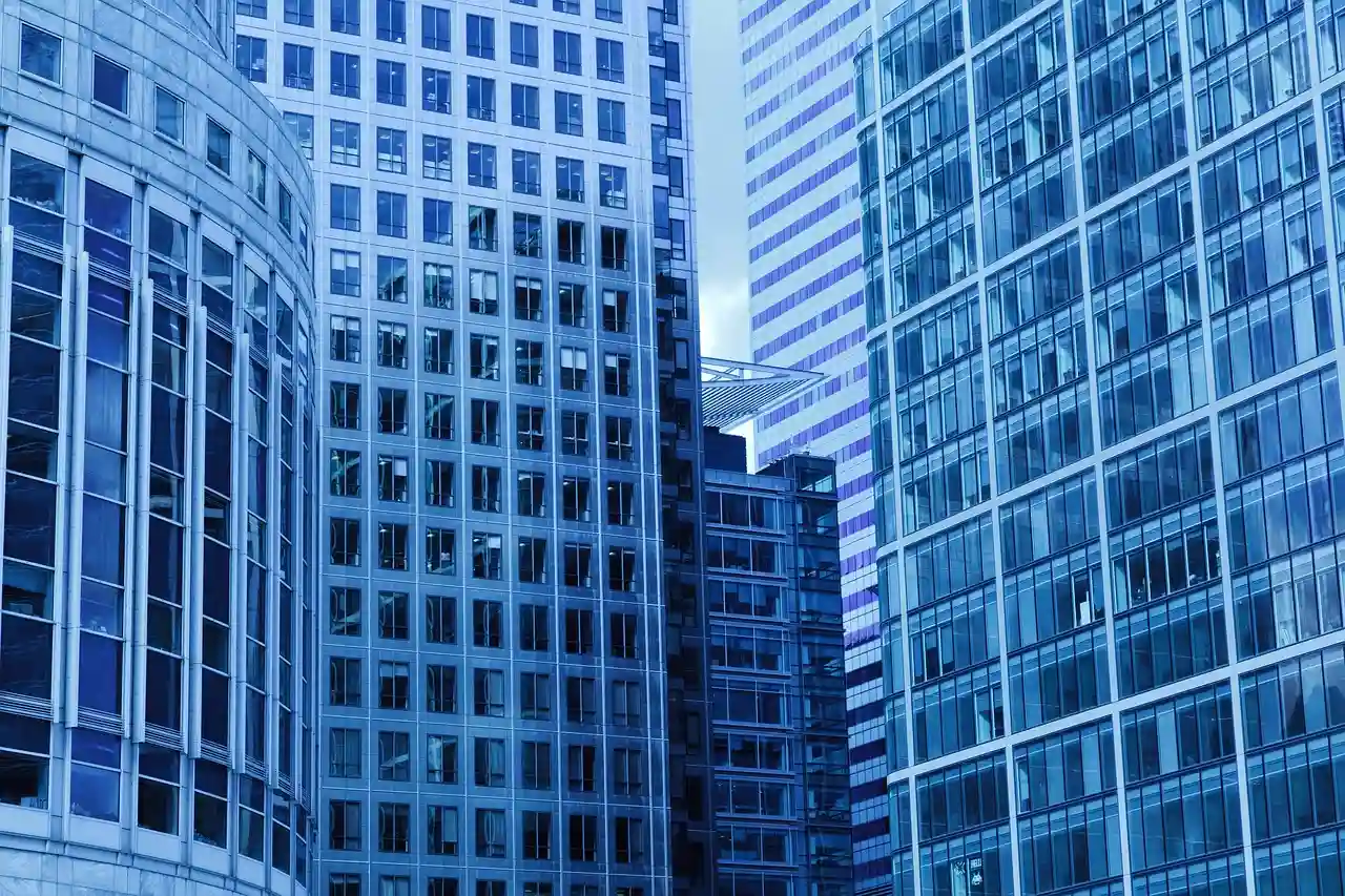 High rise apartment buildings
